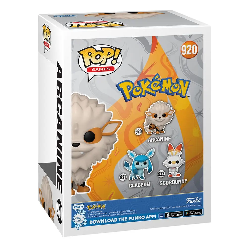 Pokemon POP! Jocuri Figurina Vinyl Arcanine (EMEA) 9 cm poza produsului