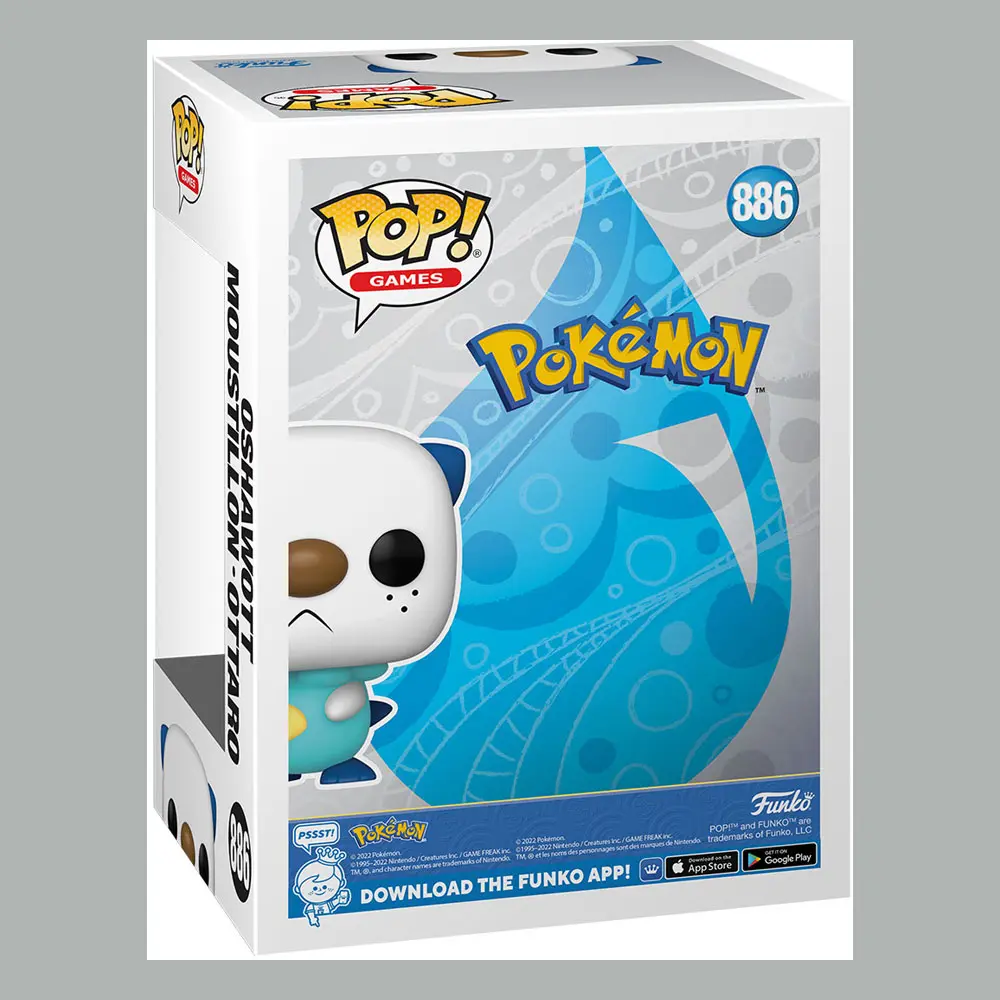 Pokemon POP! Games Figurina Vinyl Oshawott (EMEA) 9 cm poza produsului