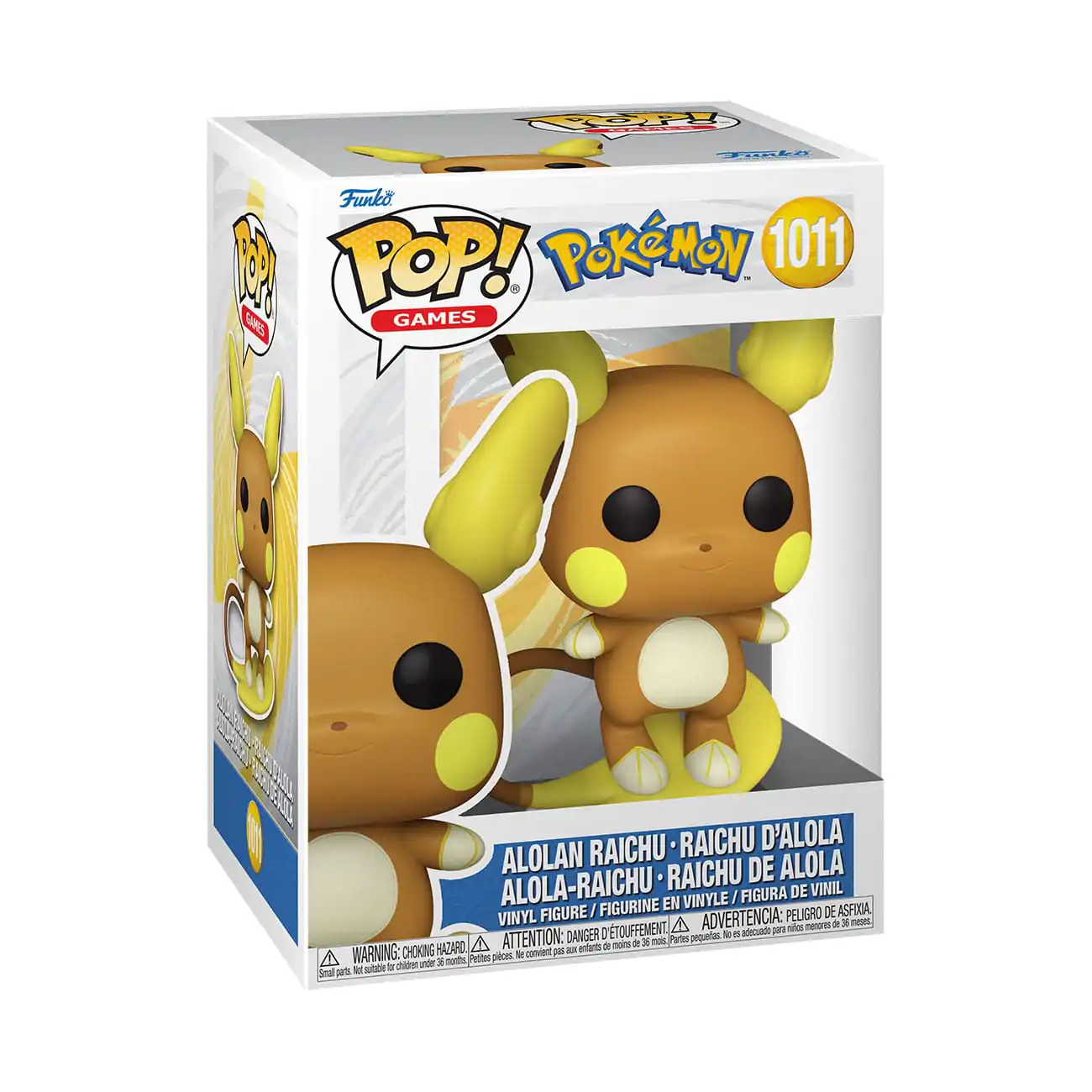 Figurină de vinil Pokemon Funko POP! Games Raichu(Alolan)(EMEA) 9 cm poza produsului