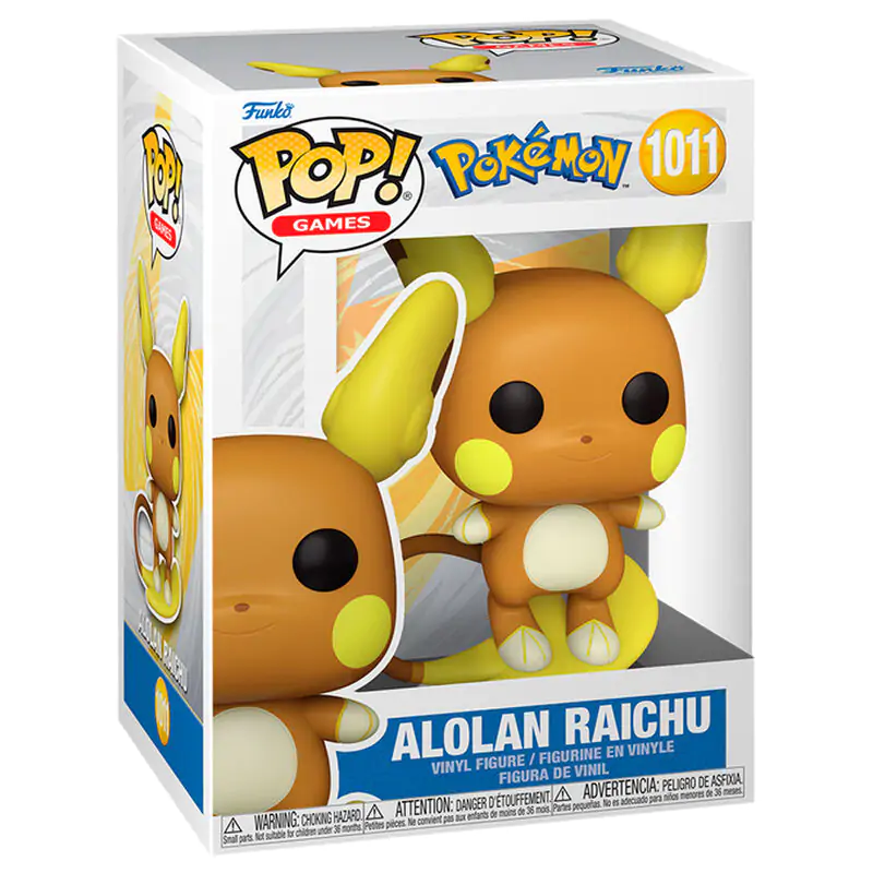 Figurină de vinil Pokemon Funko POP! Games Raichu(Alolan)(EMEA) 9 cm poza produsului