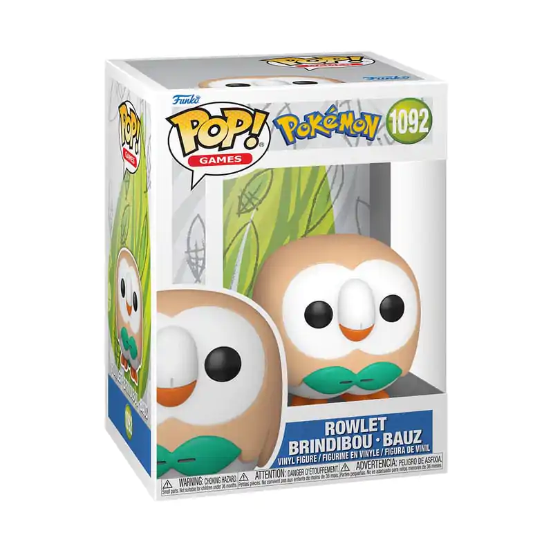 Pokemon Funko POP! Games figurina de vinil Rowlet 9 cm poza produsului