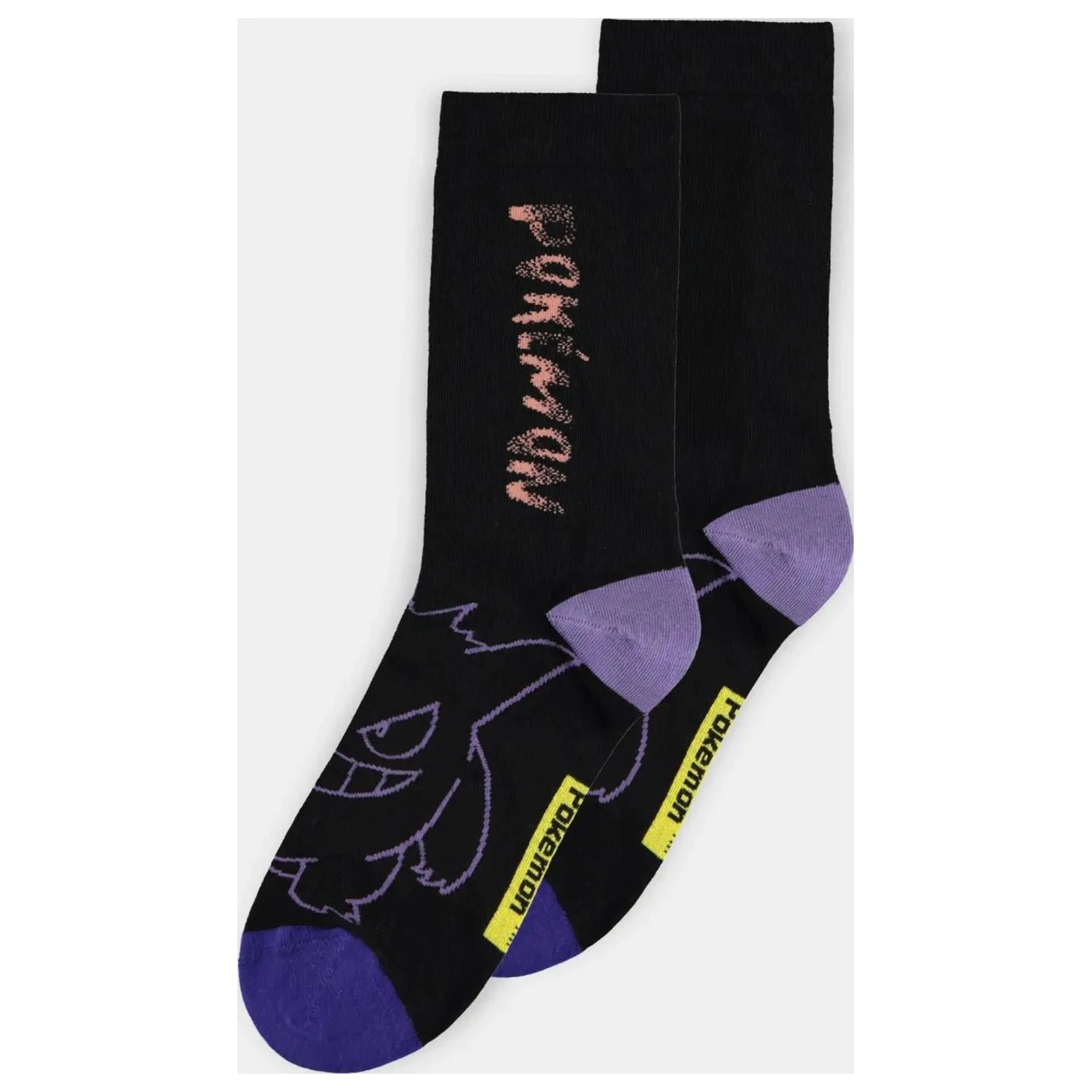 Pokémon Gengar Pachet de 3 perechi de șosete (39-42) poza produsului