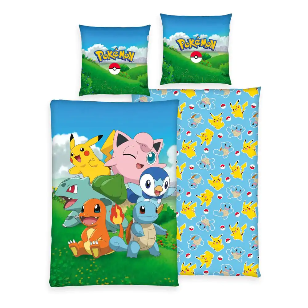 Set Pilotă Pokemon Grupa A 135 x 200 cm / 80 x 80 cm poza produsului