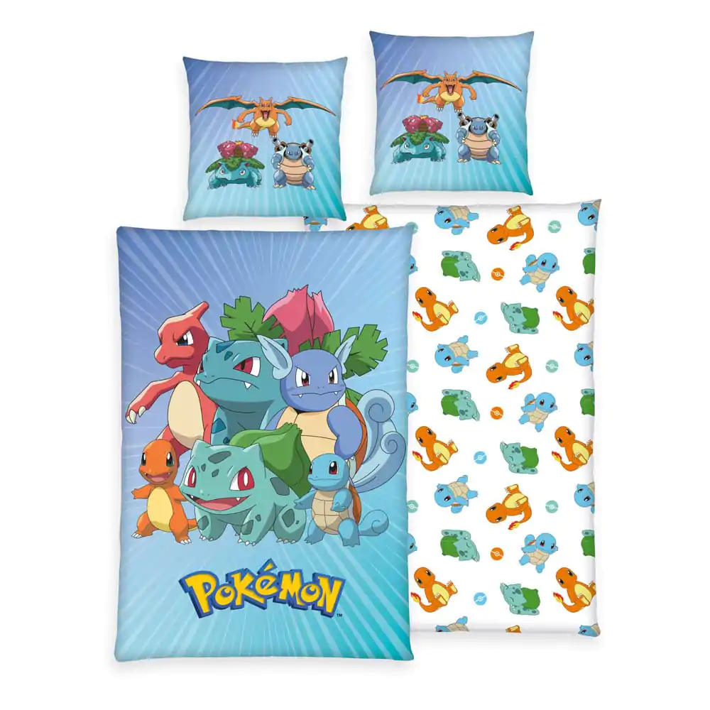 Set cuvertură Pokemon Group B 135 x 200 cm / 80 x 80 cm poza produsului