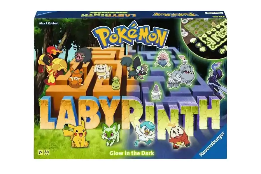 Pokémon Joc de societate Labirint Glow in the Dark poza produsului