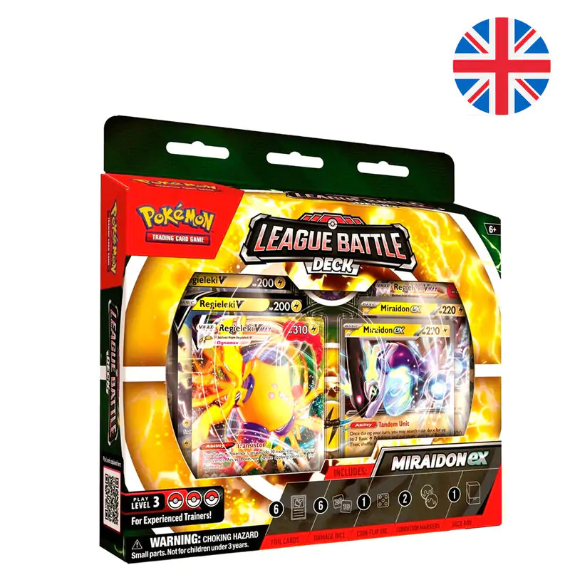 Pokemon League Battle Deck Miraidon Ex joc de cărți de colecție poza produsului