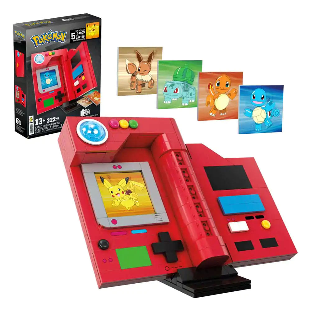 Set de construcție MEGA Pokémon Regiunea Kanto Pokédex poza produsului