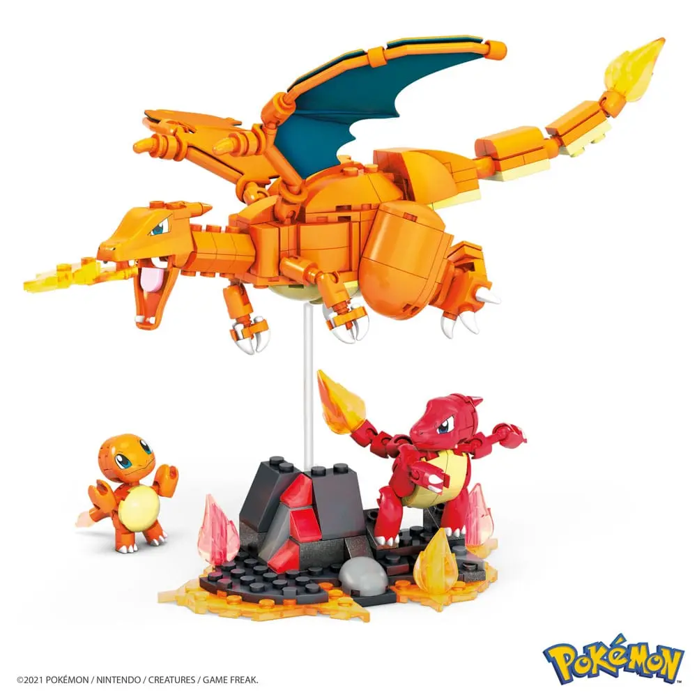 Pokémon Mega Construx Set de construcție Set Evoluție Charmander poza produsului