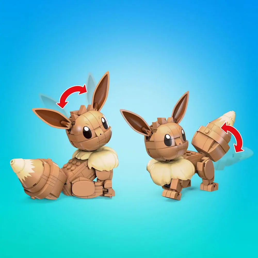 Pokémon Mega Construx Set de construcție Construiește & Arată Eevee 13 cm poza produsului