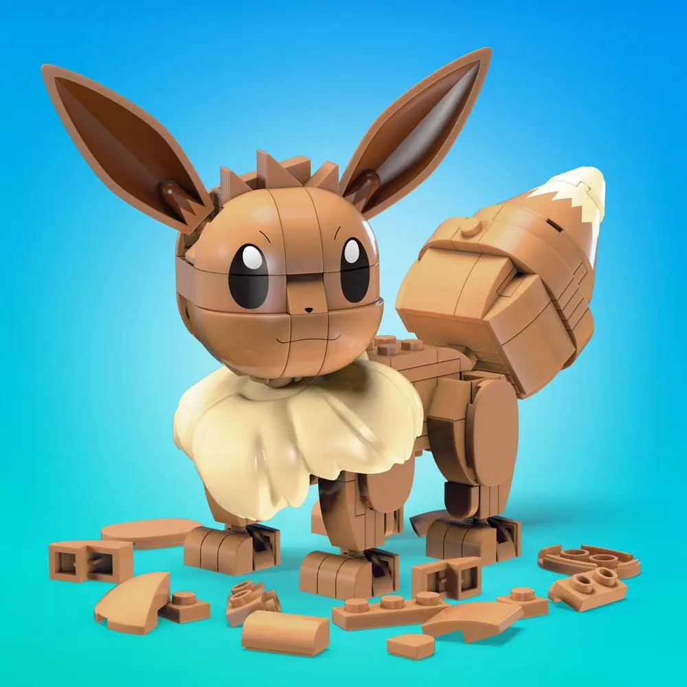 Pokémon Mega Construx Set de construcție Construiește & Arată Eevee 13 cm poza produsului