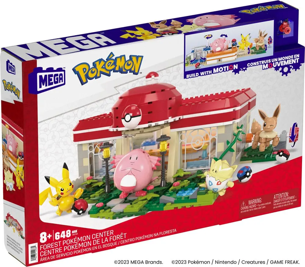 Pokémon Mega Construx Set de construcție Centru Pokémon din Pădure poza produsului