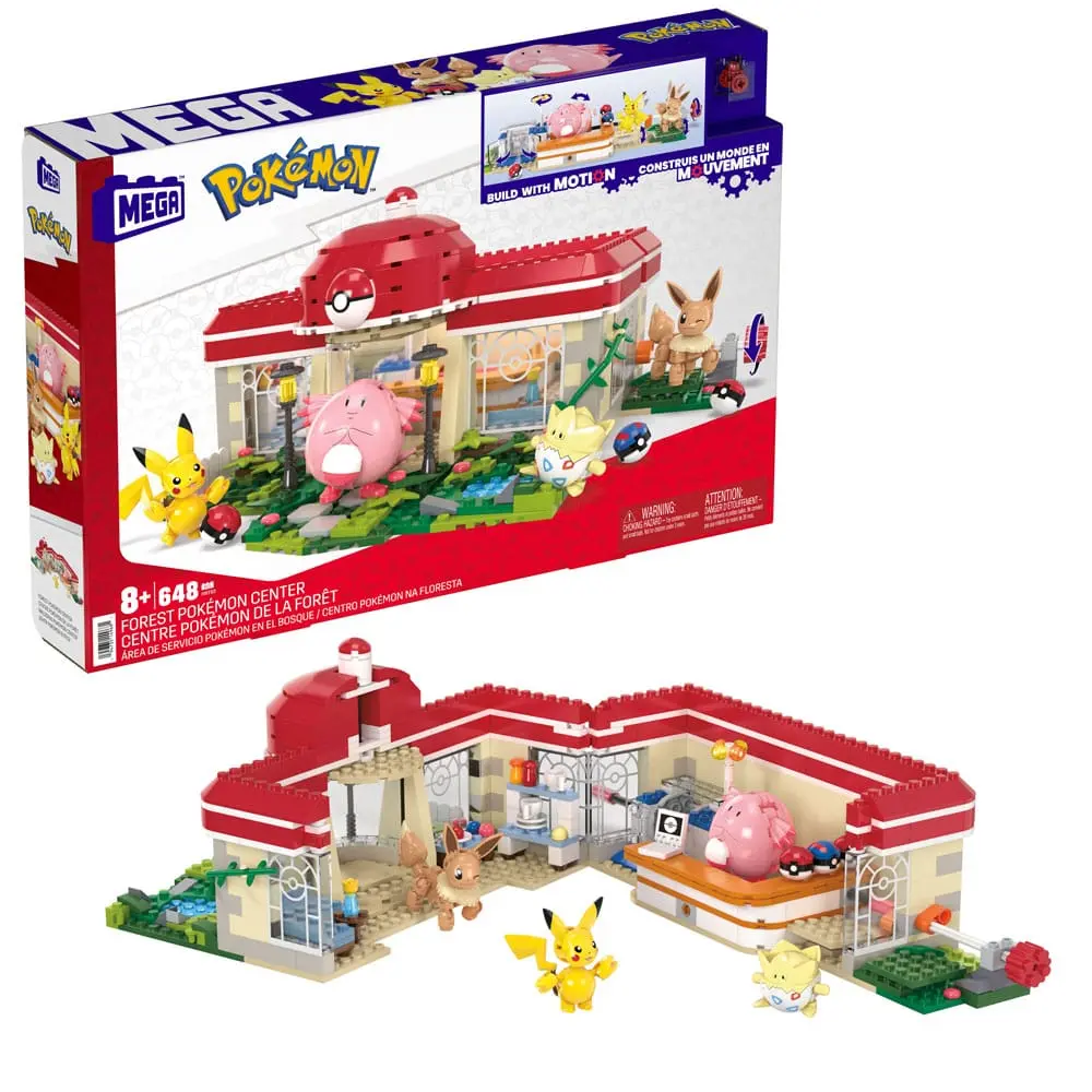 Pokémon Mega Construx Set de construcție Centru Pokémon din Pădure poza produsului