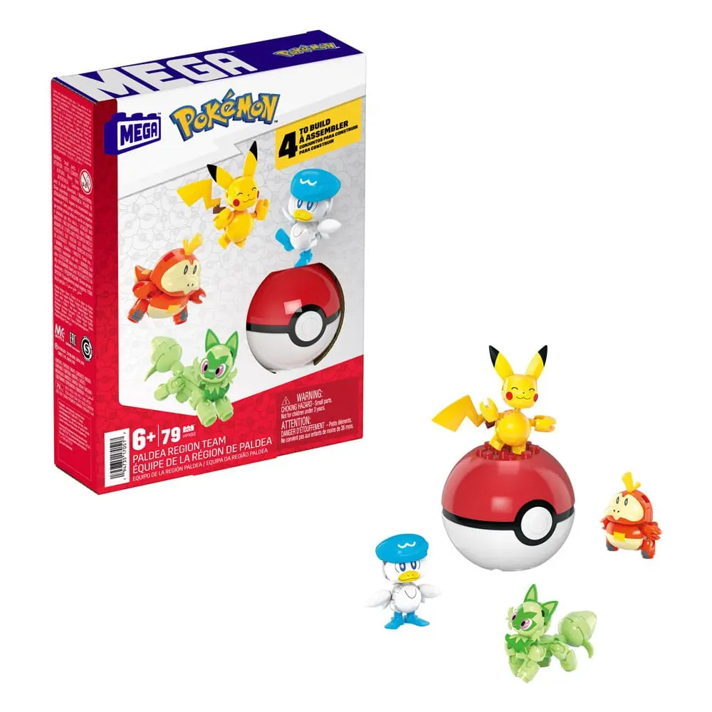 Set de construcție Pokémon Mega Construx Echipa Regiunea Paldea poza produsului