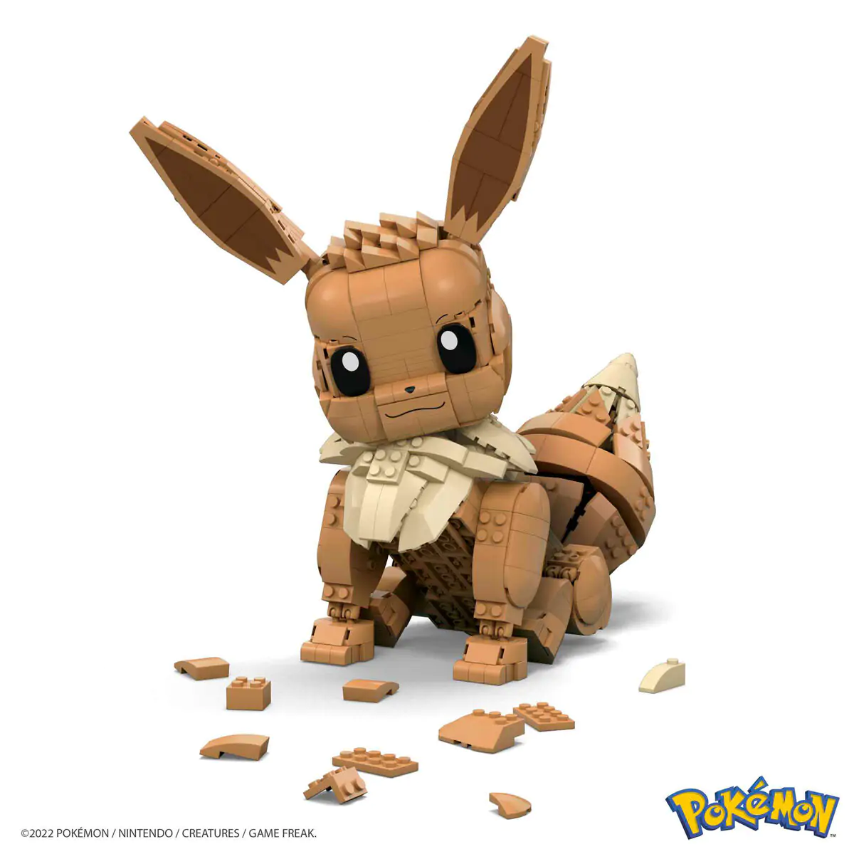 Pokémon Mega Construx Wonder Builders Set de construcție Jumbo Eevee 29 cm poza produsului