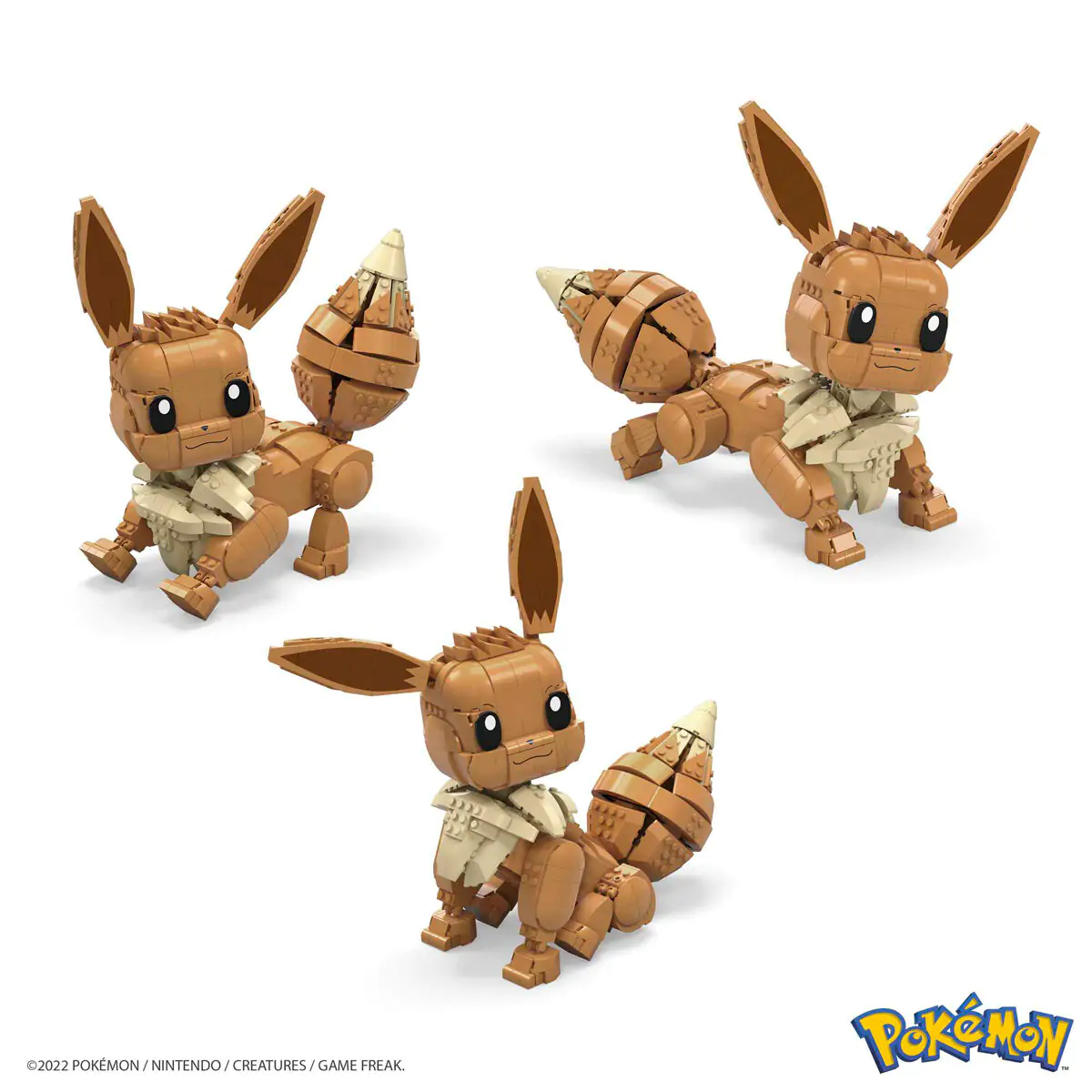 Pokémon Mega Construx Wonder Builders Set de construcție Jumbo Eevee 29 cm poza produsului