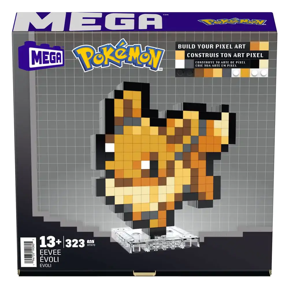 Pokémon MEGA Set de construcție Eevee Pixel Art poza produsului