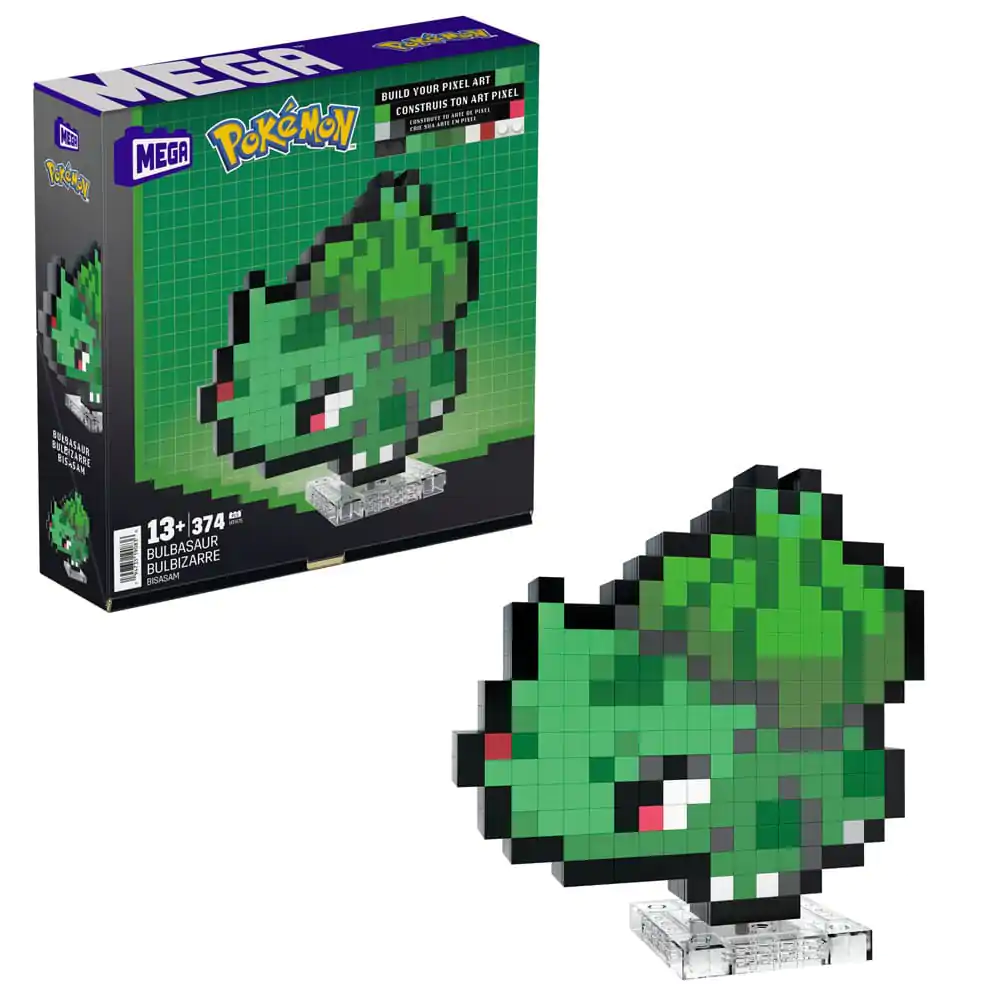 Set de construcție MEGA Pokémon Bulbasaur Artă pixelată poza produsului