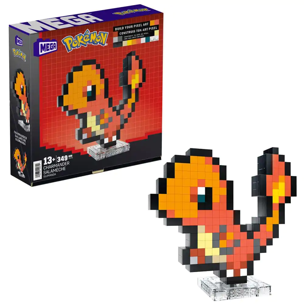 Pokémon MEGA Set de construcție Charmander Pixel Art poza produsului