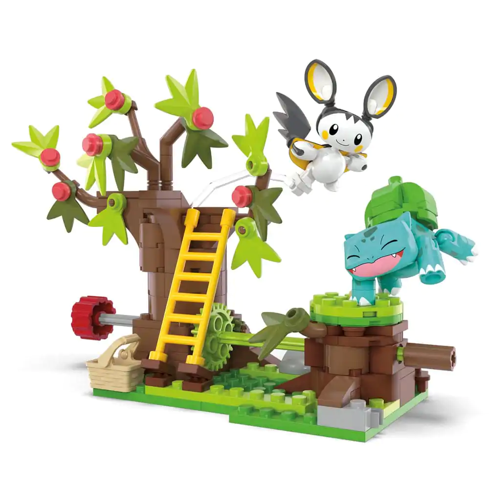 Set de construcție MEGA Pokémon Emolga și Pădurea Fermecătoare a lui Bulbasaur poza produsului