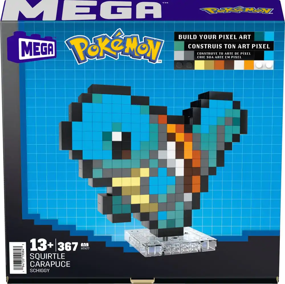 Set de construcție MEGA Pokémon Squirtle Pixel Art poza produsului