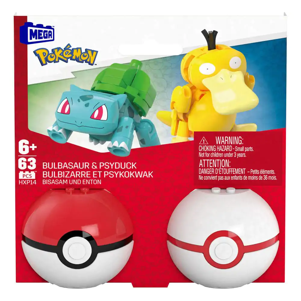 Pokémon MEGA Set de construcție Colecția Poké Ball: Bulbasaur & Psyduck poza produsului