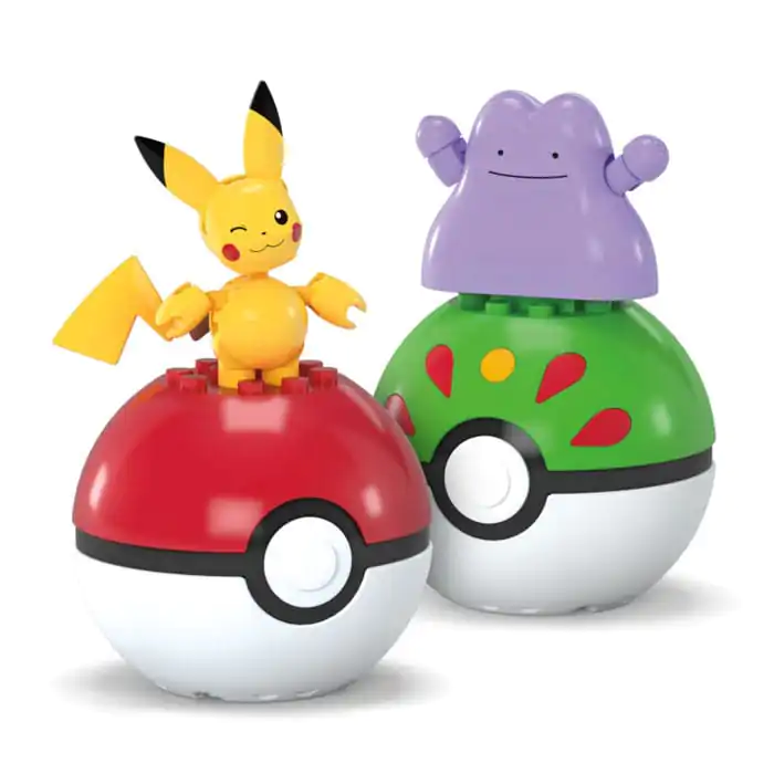 Set de construcție MEGA Pokémon Colecția Poké Ball: Pikachu & Ditto poza produsului