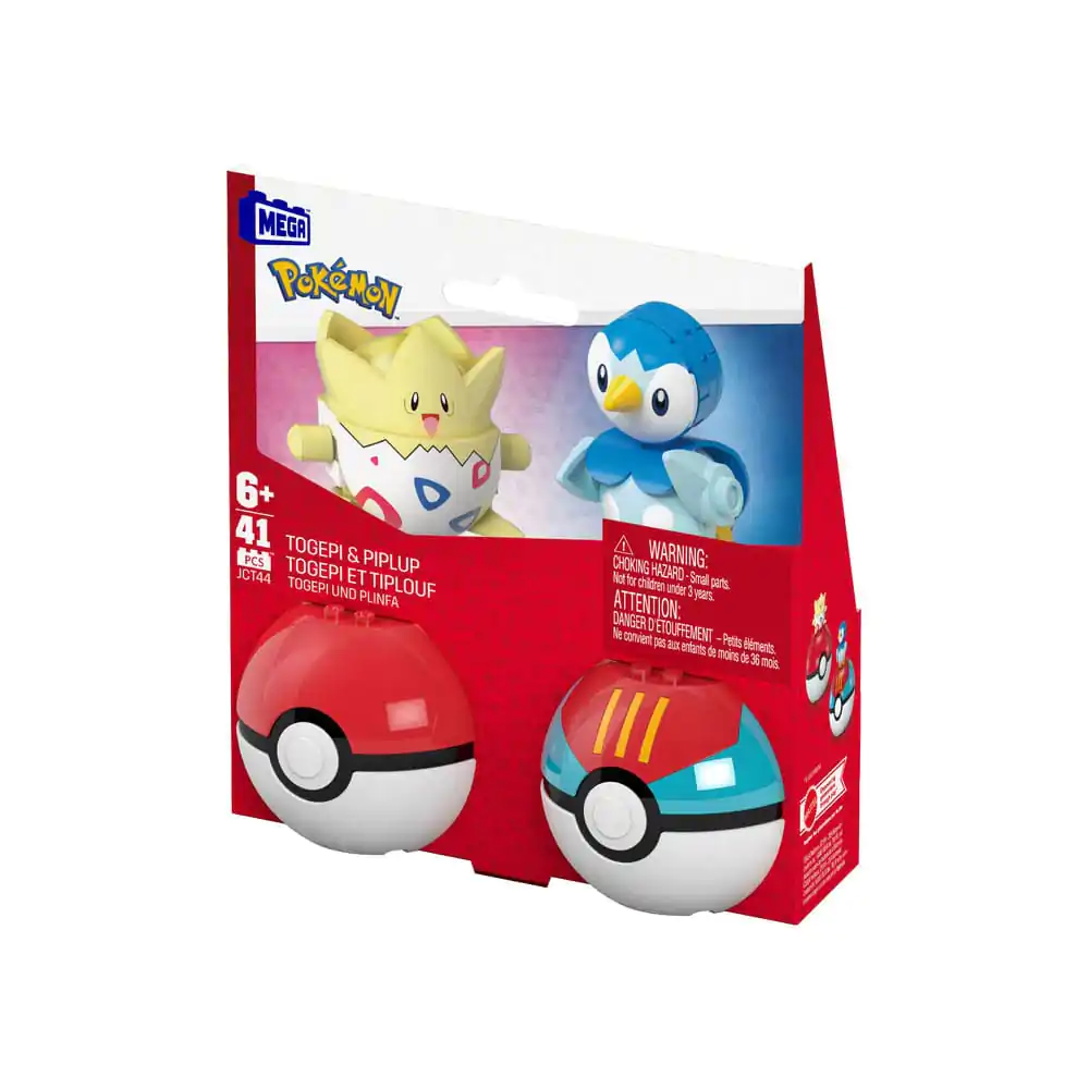 Set de construcție MEGA Pokémon Colecția Poké Ball: Piplup & Togepi poza produsului