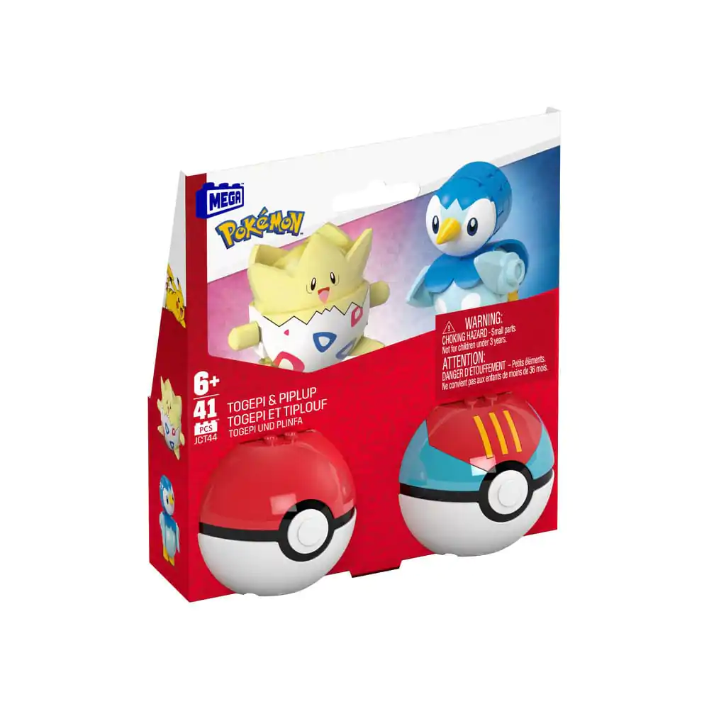 Set de construcție MEGA Pokémon Colecția Poké Ball: Piplup & Togepi poza produsului