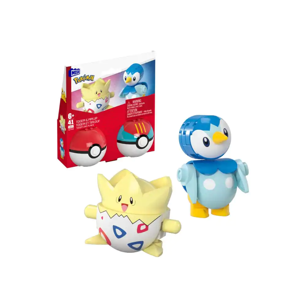 Set de construcție MEGA Pokémon Colecția Poké Ball: Piplup & Togepi poza produsului