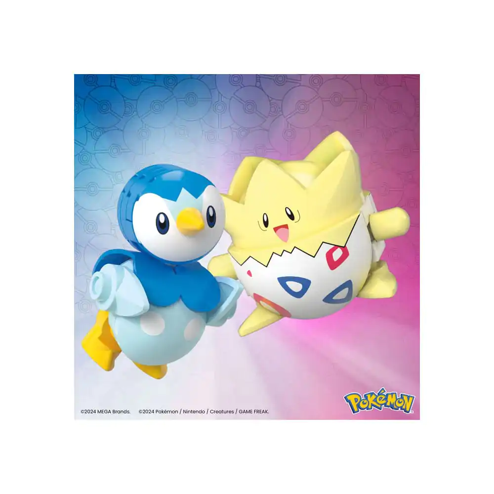 Set de construcție MEGA Pokémon Colecția Poké Ball: Piplup & Togepi poza produsului