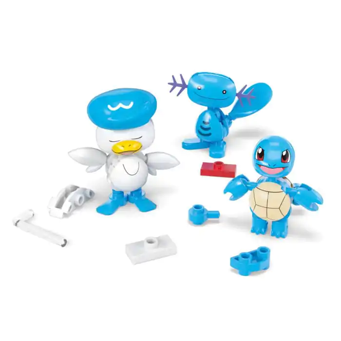 Pokémon Set de construcție MEGA Kit jucărie pentru antrenor de tip apă pentru construit echipa poza produsului