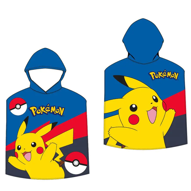 Prosop poncho din microfibră Pokemon poza produsului