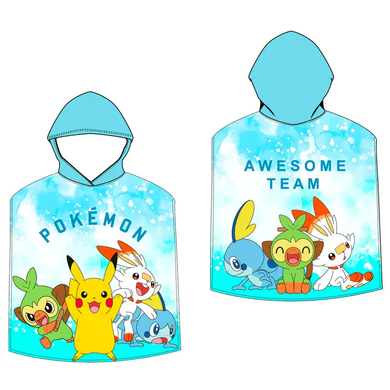 Pokemon prosop tip poncho din microfibra poza produsului
