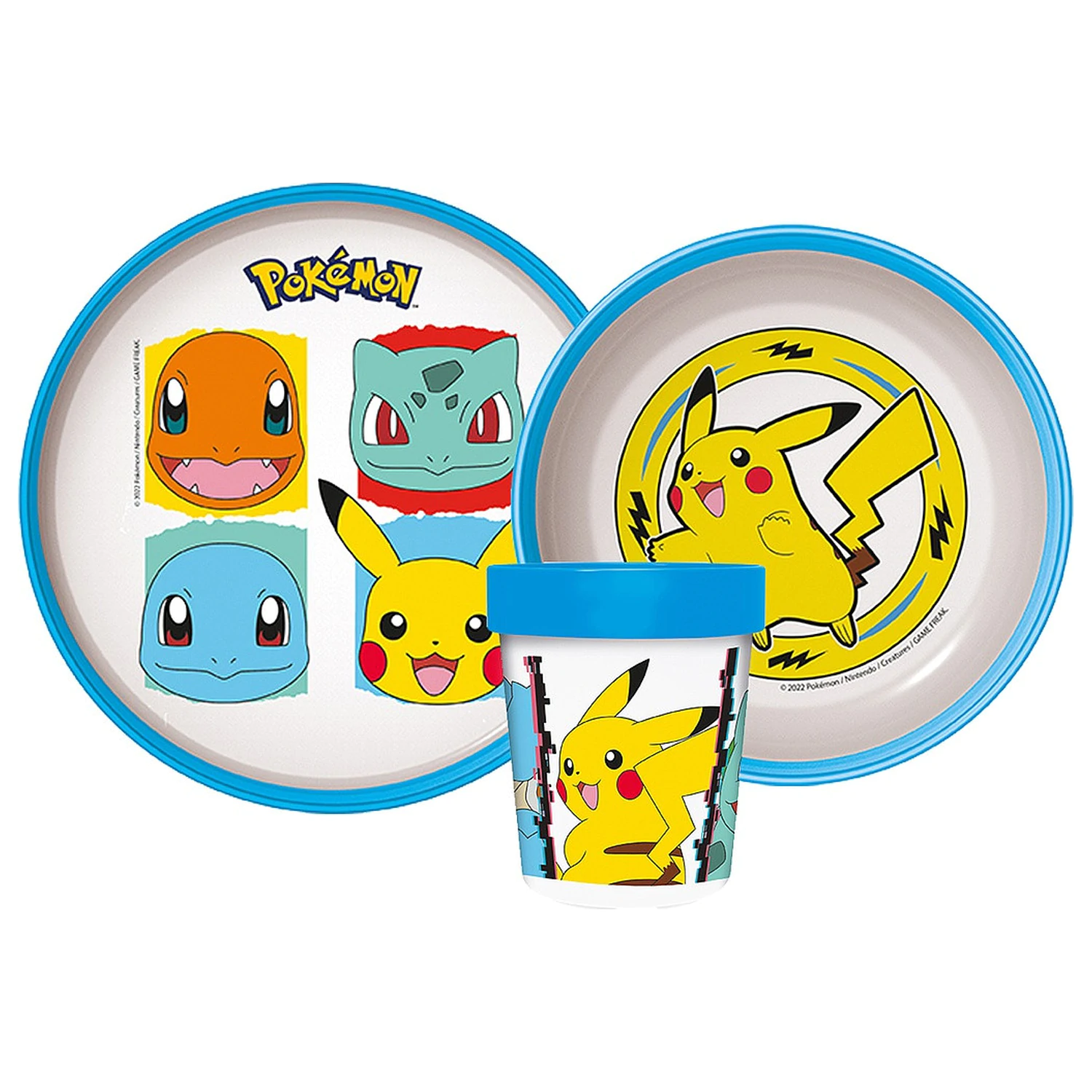 Pokémon Original Team Set de tacâmuri antiderapant, Set Micro Plastic poza produsului