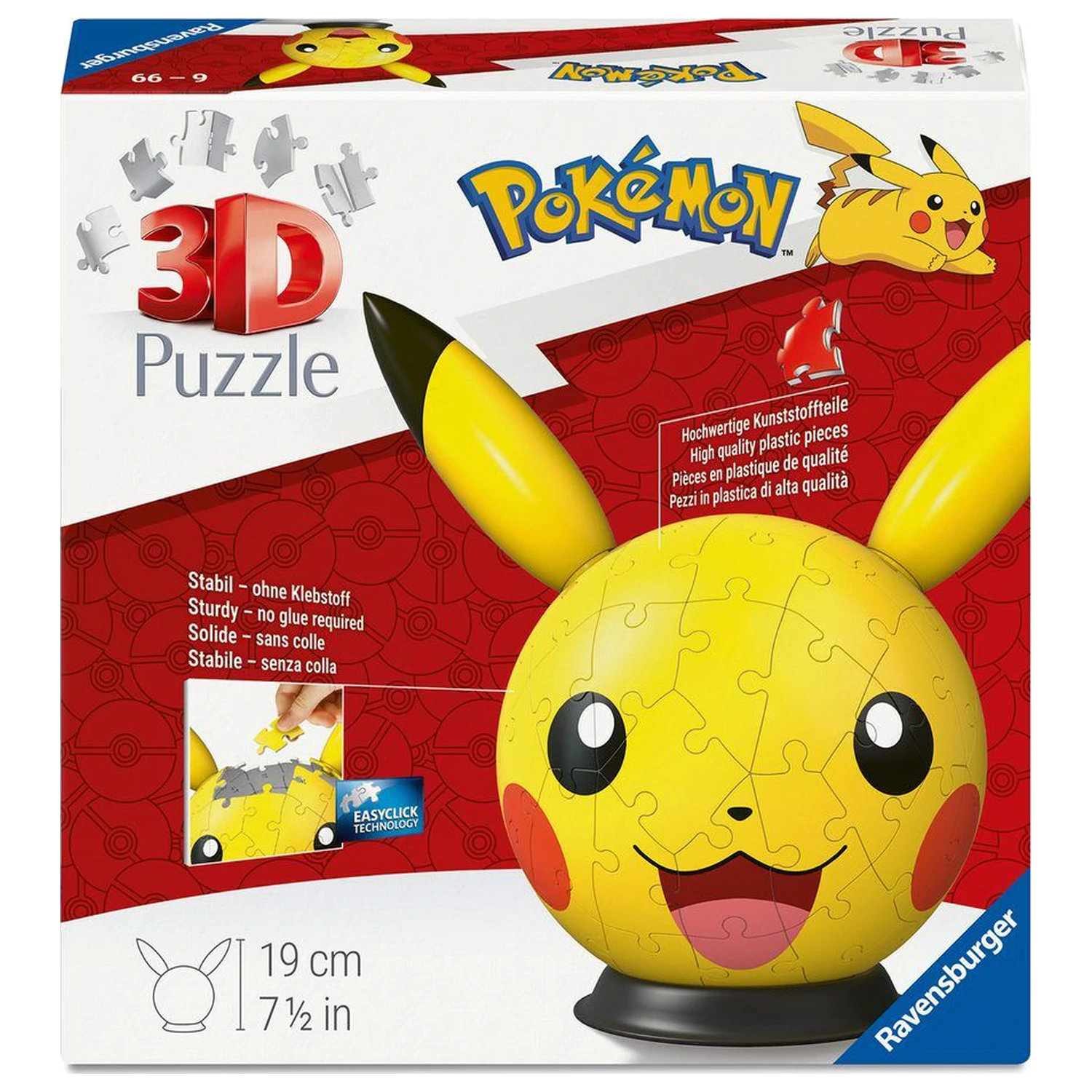 Pokemon Pikachu 3D minge puzzle poza produsului