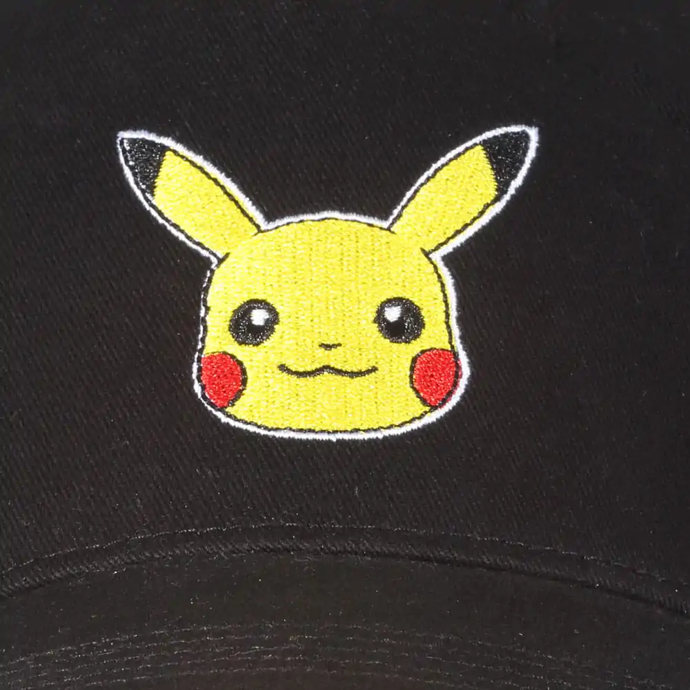 Șapcă cu cozoroc curbat Pokemon, cu insignă Pikachu poza produsului