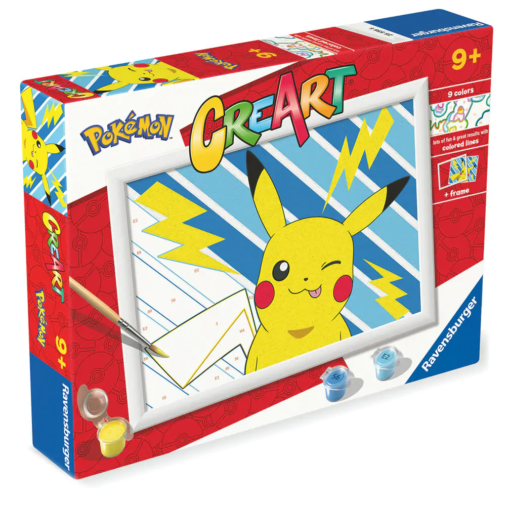 Pokemon Pikachu CreArt Set Pictură poza produsului