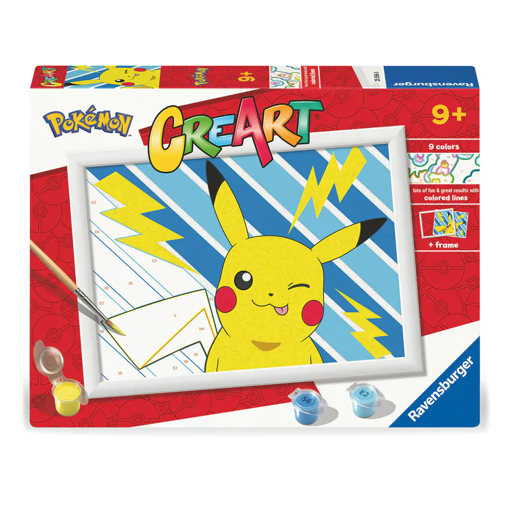 Pokemon Pikachu CreArt Set Pictură poza produsului