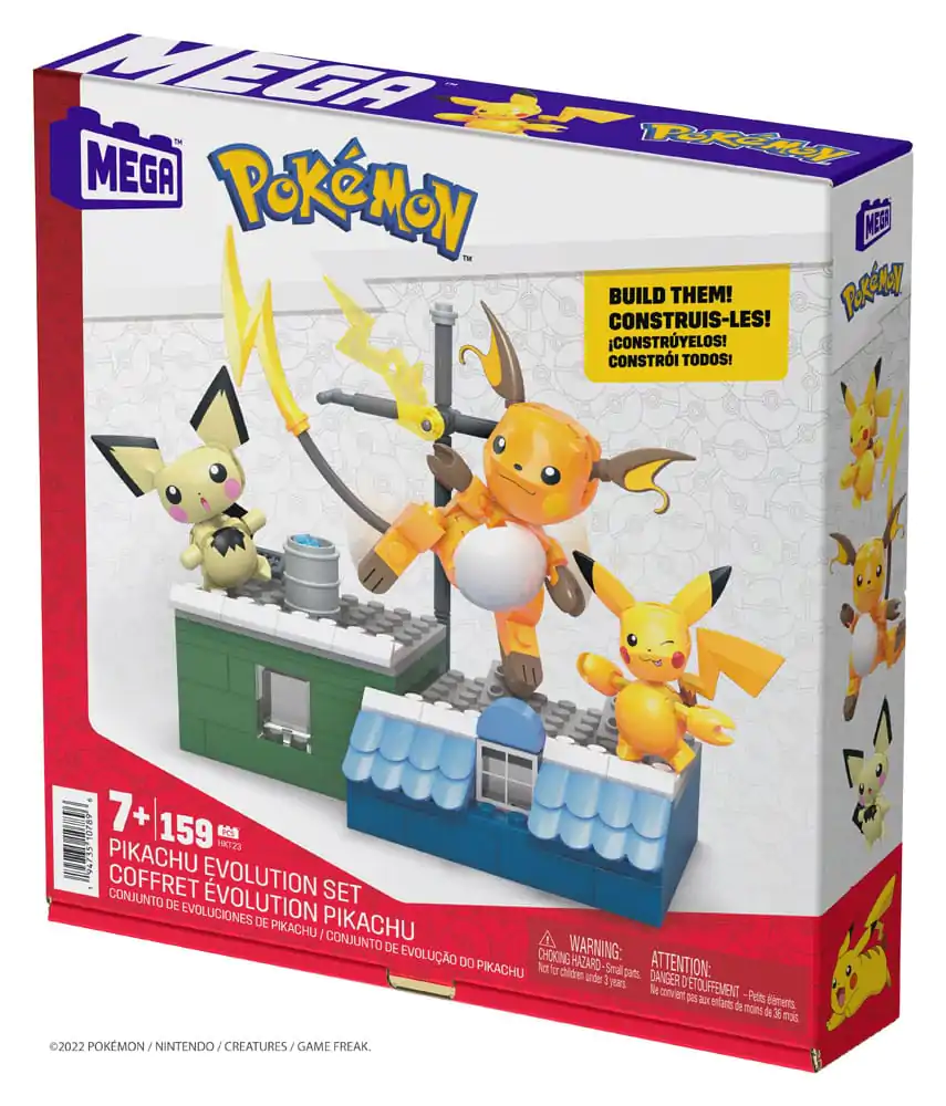 Set Construcție MEGA Pokémon Set Evoluție Pikachu poza produsului