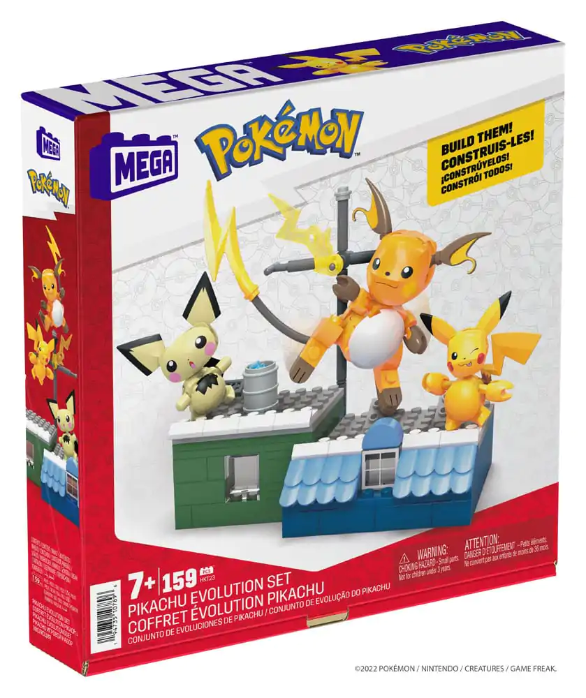 Set Construcție MEGA Pokémon Set Evoluție Pikachu poza produsului