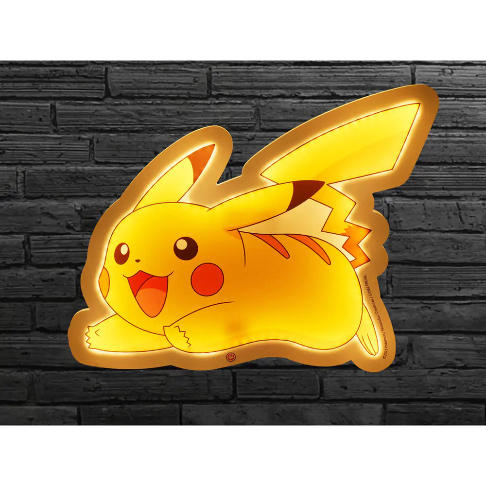 Pokémon Lampă de Perete LED Lumină Pikachu 22 cm poza produsului
