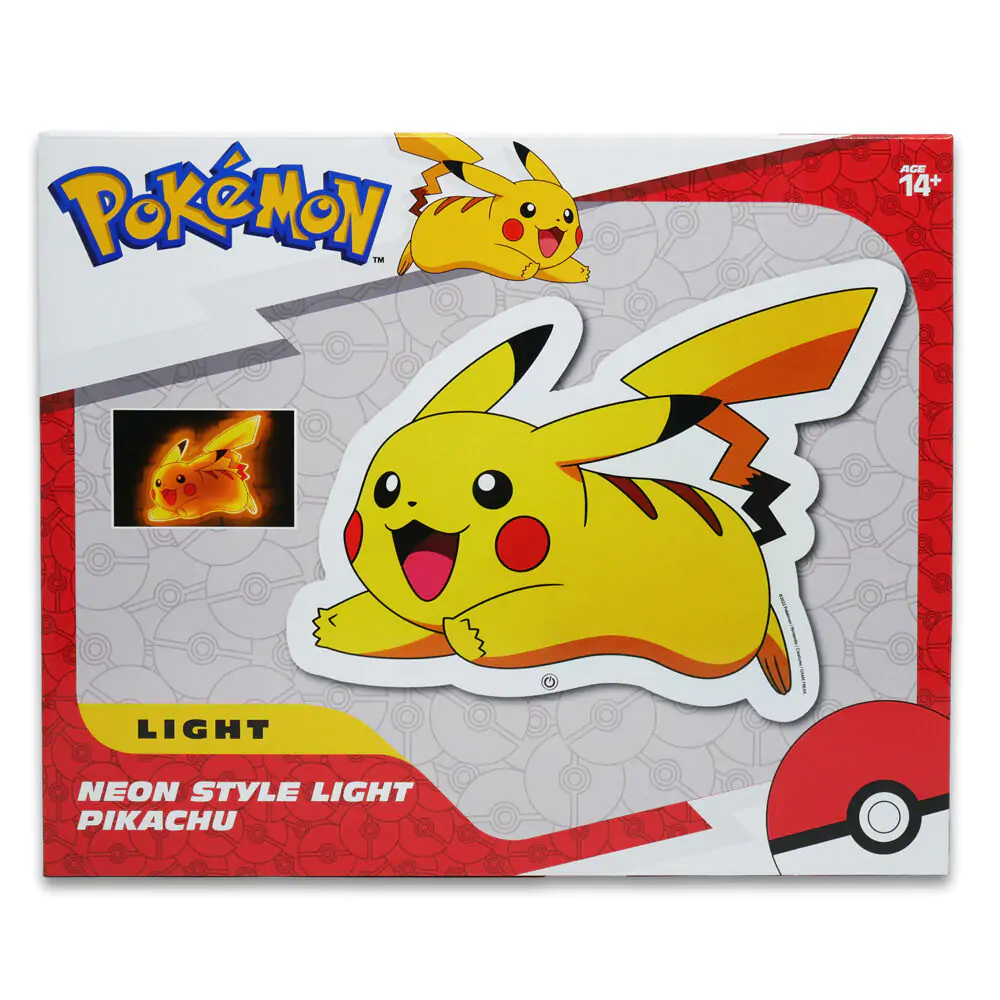 Pokémon Lampă de Perete LED Lumină Pikachu 22 cm poza produsului