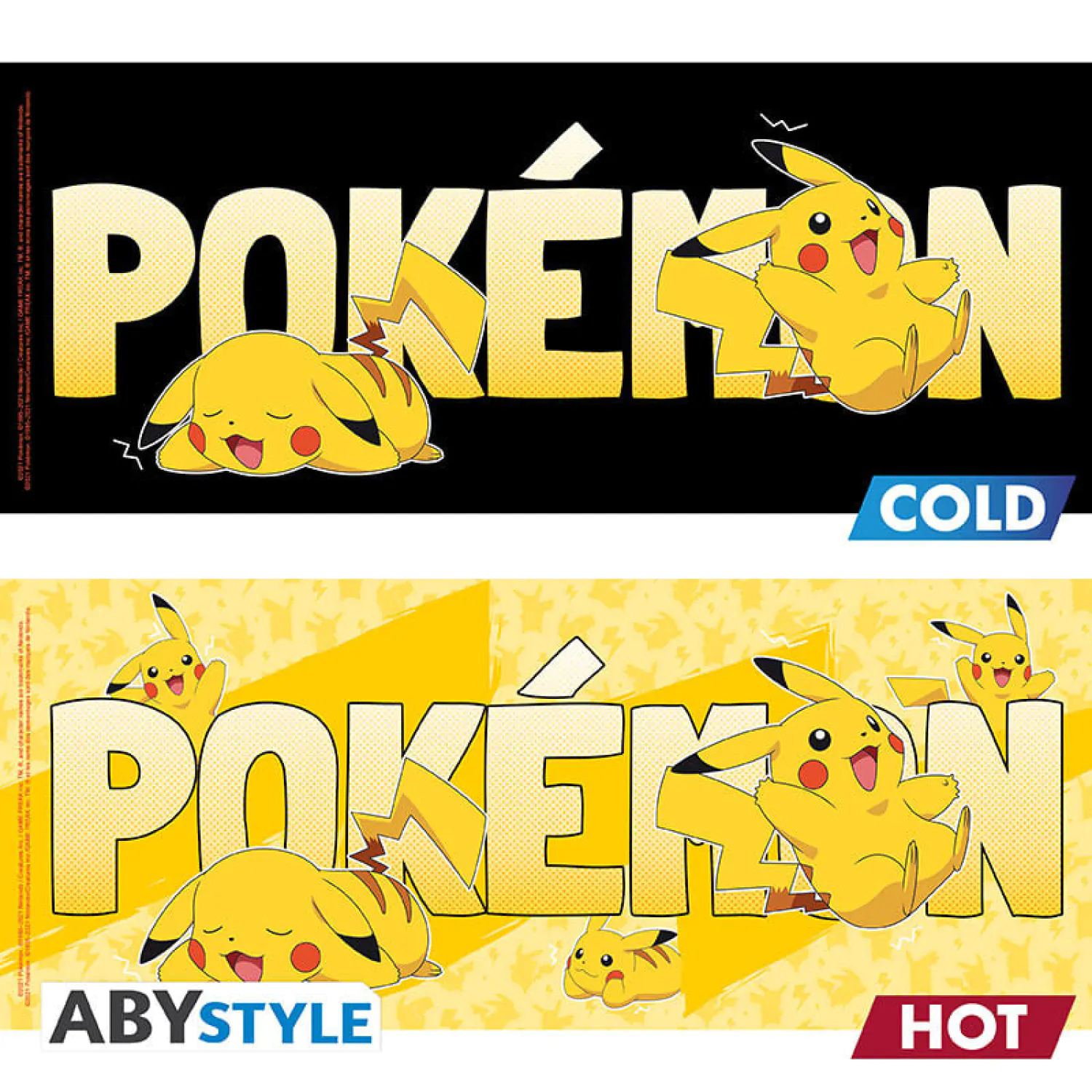 Pokemon Pikachu Cana care isi schimba culoarea la caldura poza produsului