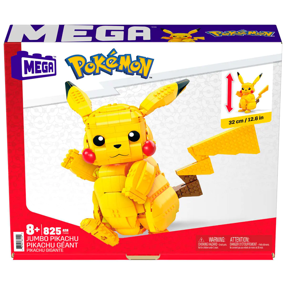 Pokémon Mega Construx Wonder Builders Set de construcție Jumbo Pikachu 33 cm poza produsului