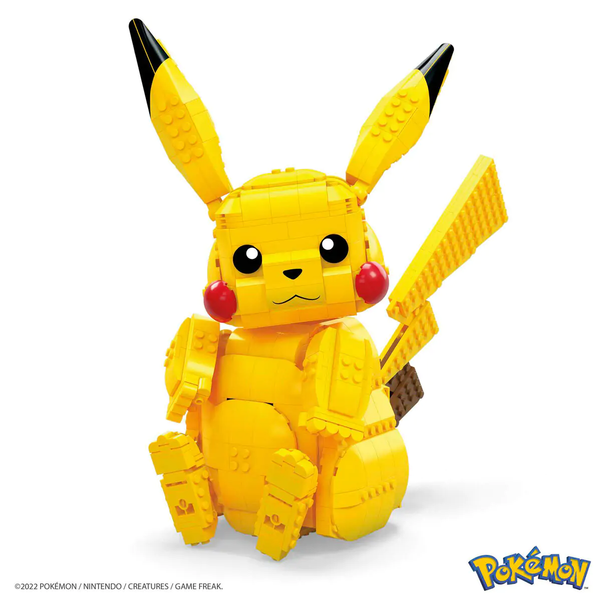 Pokémon Mega Construx Wonder Builders Set de construcție Jumbo Pikachu 33 cm poza produsului