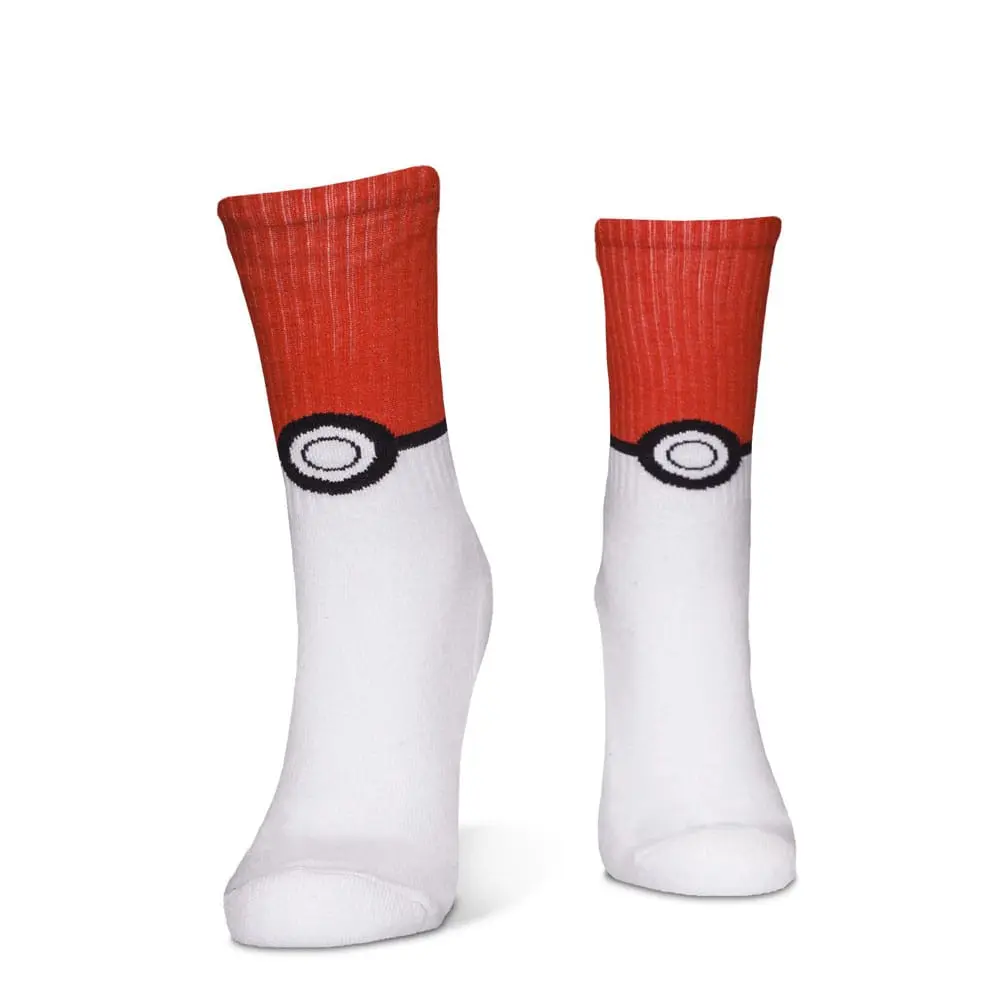 Șosete Pokemon 3 perechi Pikachu Pokeball 39-42 poza produsului