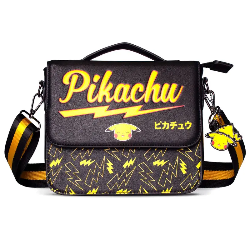 Geantă de mesager din piele PU Pokemon Pikachu poza produsului