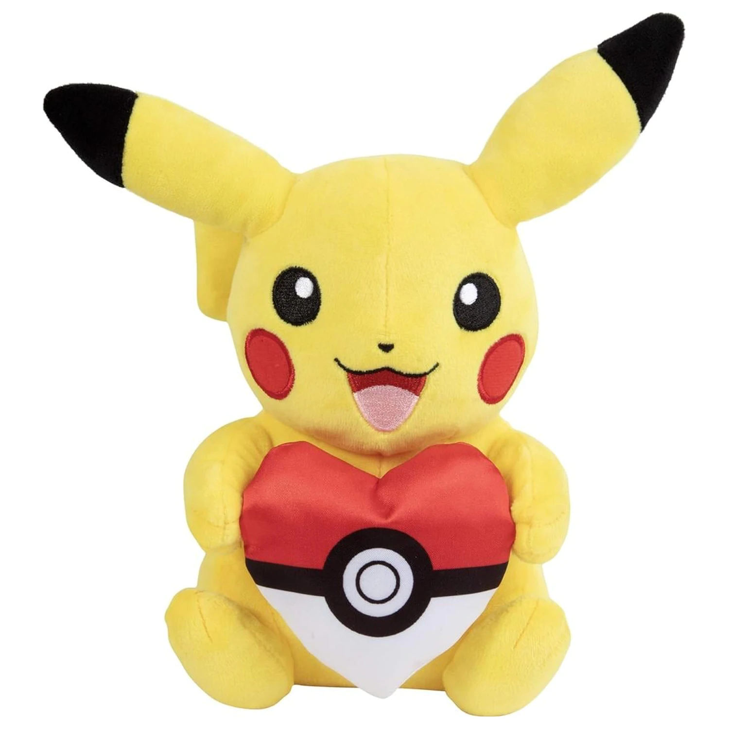 Plus Pokemon Pikachu cu inima Poke Ball 20 cm poza produsului