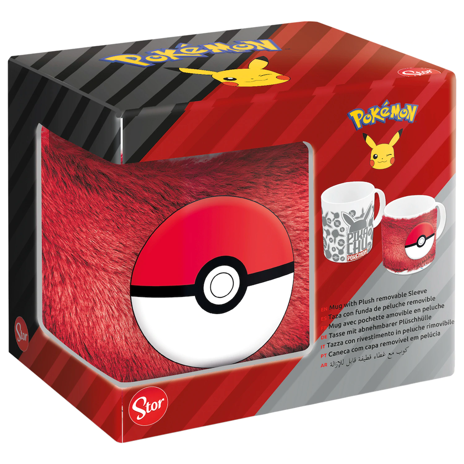 Pokémon Poké Ball Plush Sleeve Mug de 325 ml poza produsului