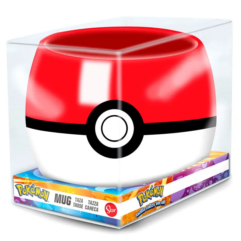 Cana 3D Pokemon Pokeball 445 ml poza produsului